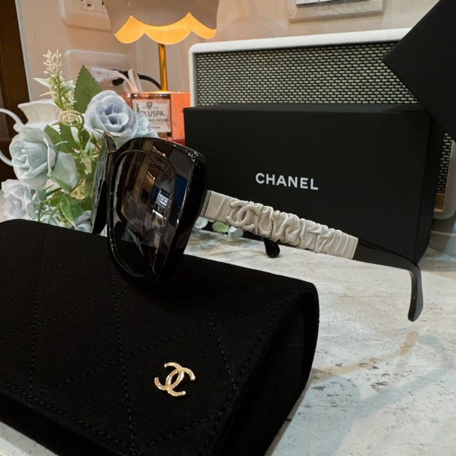 【現貨】麗睛眼鏡 Chanel【可刷卡分期】香奈兒 CH5476Q 小羊皮眼鏡 小香眼鏡 香奈兒太陽眼鏡 香奈兒經典款-2