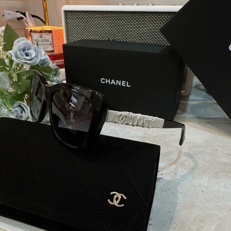 【現貨】麗睛眼鏡 Chanel【可刷卡分期】香奈兒 CH5476Q 小羊皮眼鏡 小香眼鏡 香奈兒太陽眼鏡 香奈兒經典款-4