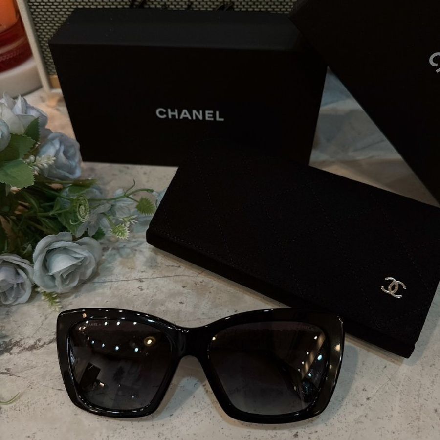 【現貨】麗睛眼鏡 Chanel【可刷卡分期】香奈兒 CH5476Q 小羊皮眼鏡 小香眼鏡 香奈兒太陽眼鏡 香奈兒經典款-7