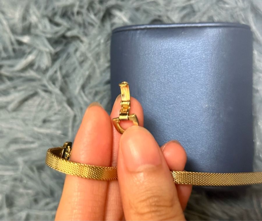 🔥稀有釋出🔥#Dior #vintage #短鏈 #鎖骨項鍊 #脖頸鍊鍍24k金 重工設計 超美古董飾品💕-7
