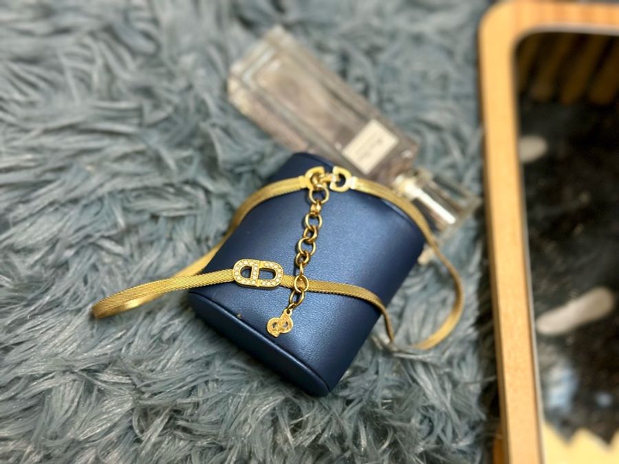 🔥稀有釋出🔥#Dior #vintage #短鏈 #鎖骨項鍊 #脖頸鍊鍍24k金 重工設計 超美古董飾品💕-15