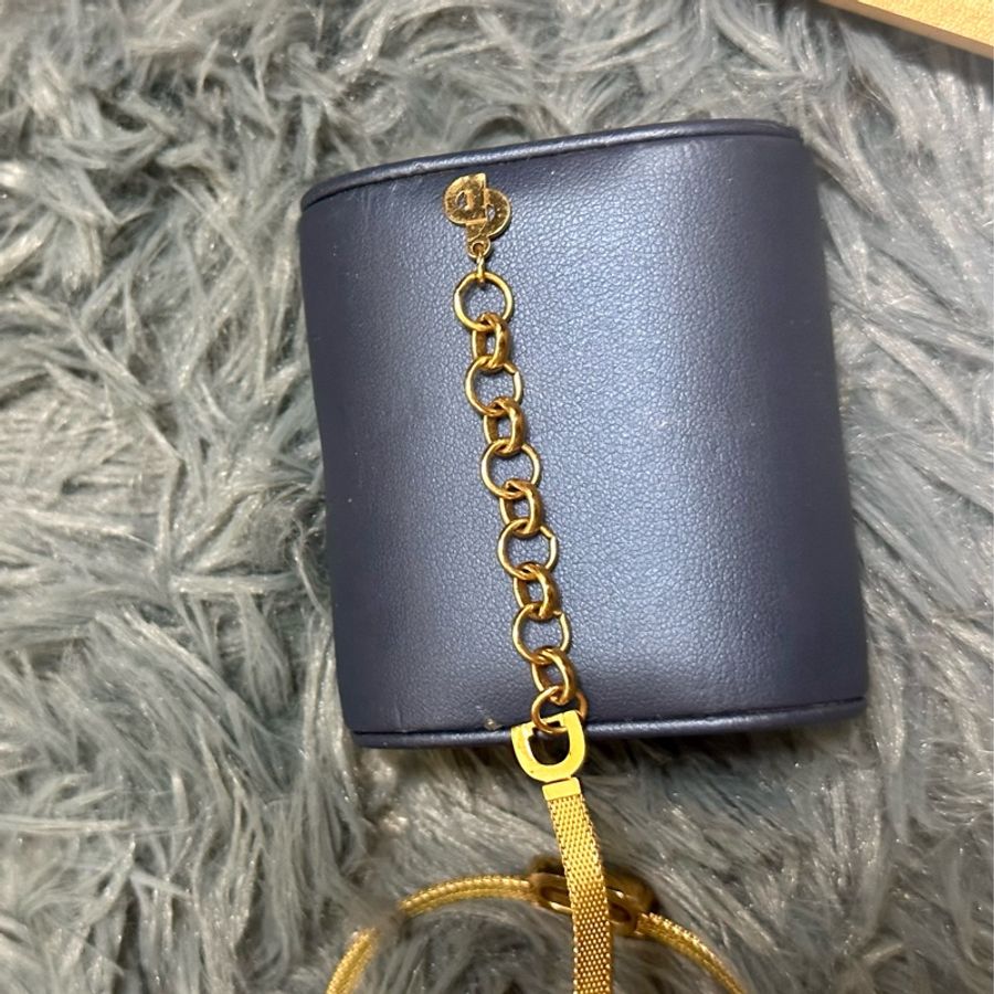 🔥稀有釋出🔥#Dior #vintage #短鏈 #鎖骨項鍊 #脖頸鍊鍍24k金 重工設計 超美古董飾品💕-17