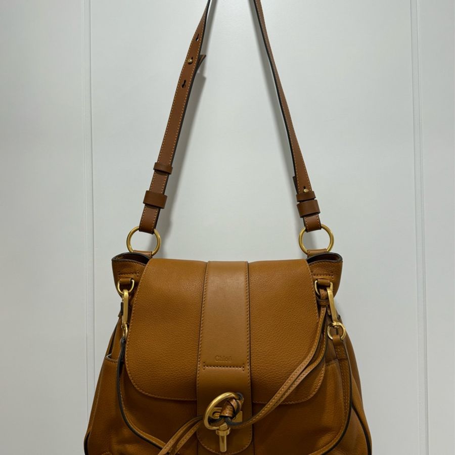 近全新 CHLOE Lexa Crossbody Medium Bag 肩背斜背包-5