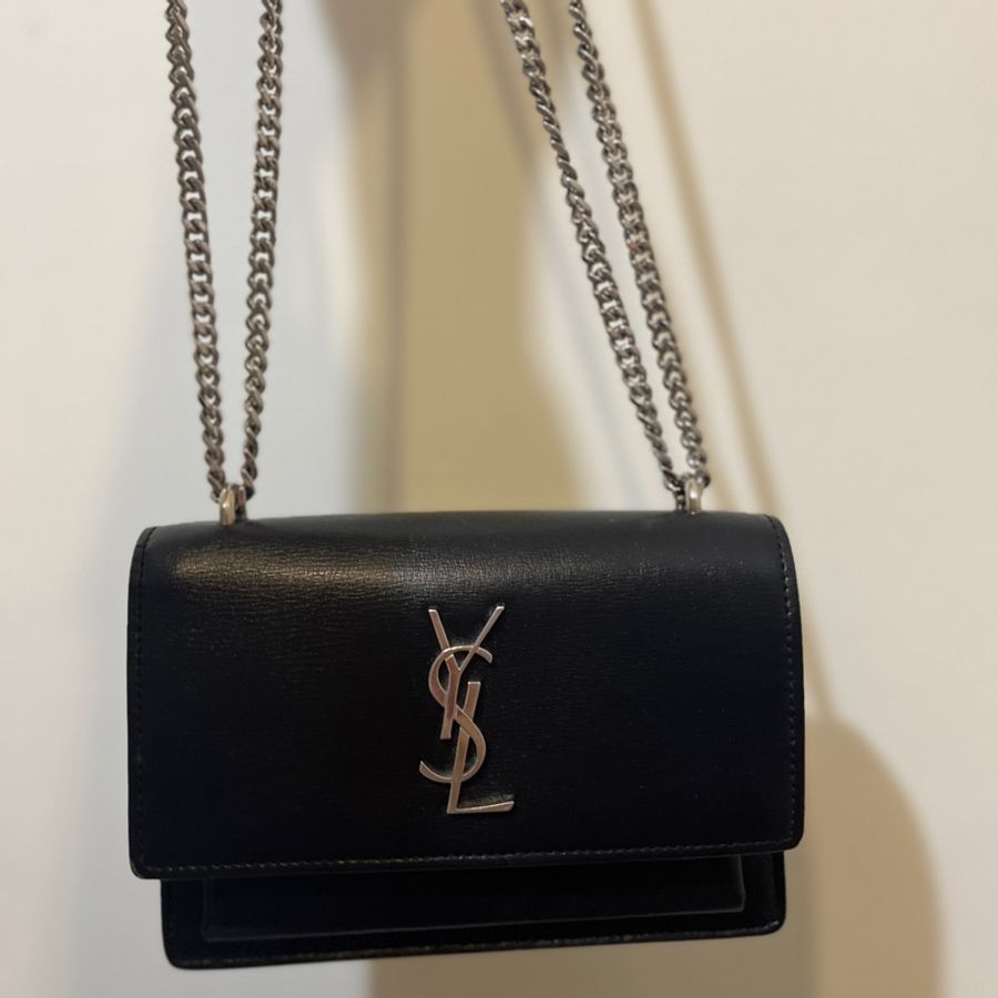二手正品YSL SUNSET落日包17cm可放手機-0