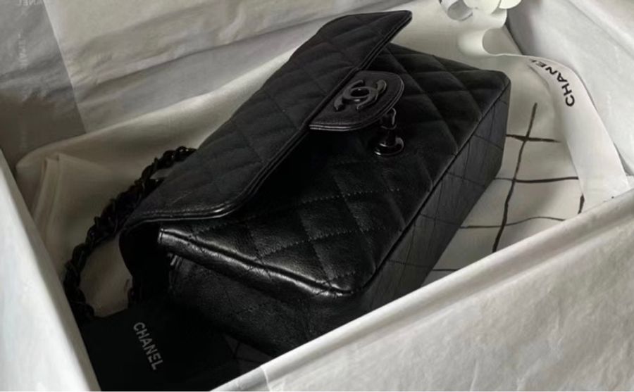 Chanel Caviar so black 大mini-3