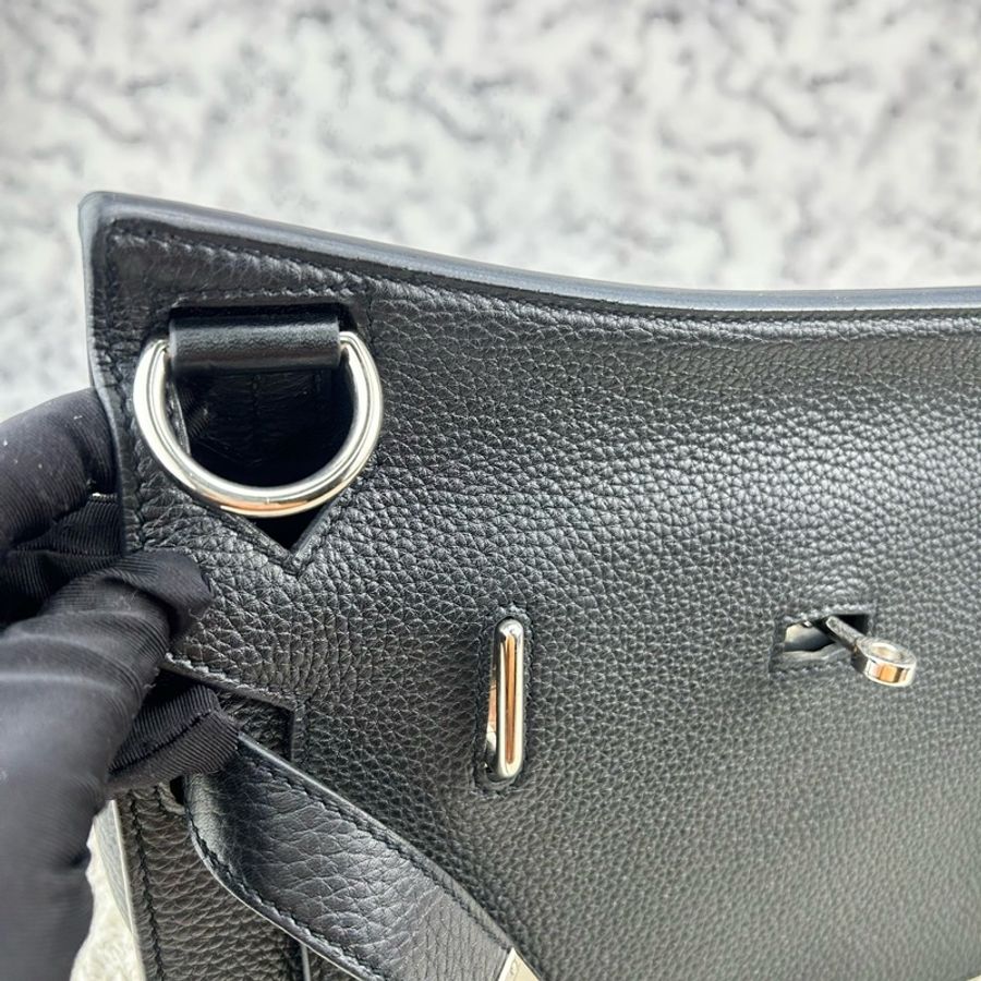 Hermes 愛馬仕 Jypsiere 吉普賽 31 T刻 黑銀 ⭕️近新閒置品⭕️超美⭕️超甜⭕️-12