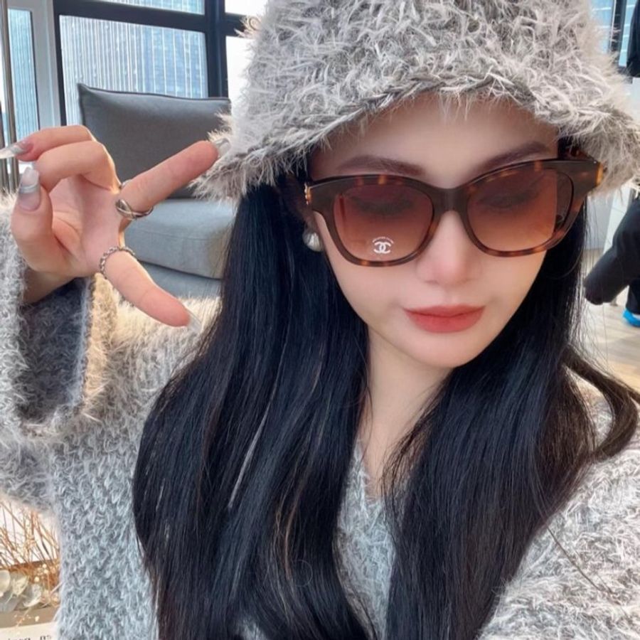【現貨】麗睛眼鏡Chanel【可刷卡分期】香奈兒 CH5482H 琥珀色 太陽眼鏡 小香眼鏡 香奈兒墨鏡 偏光太陽眼鏡-2