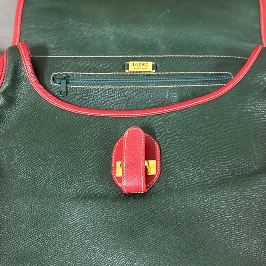 甜甜價🩵Loewe Vintage bag Loewe 中古袋 Loewe Bag-8