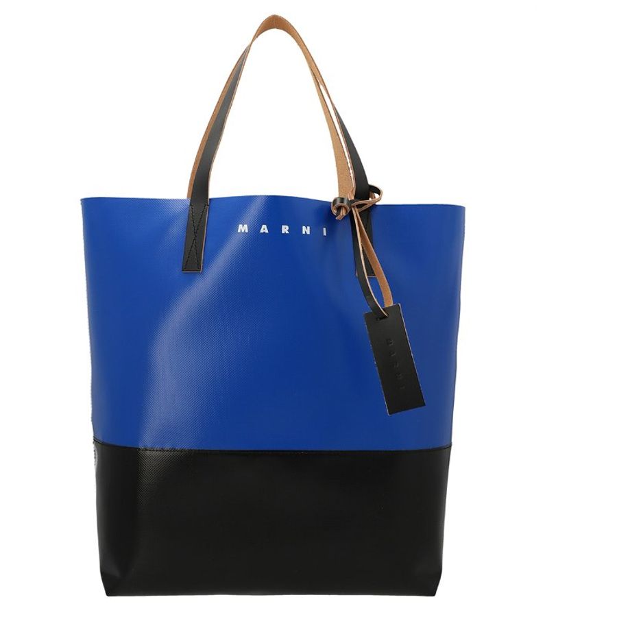 Marni Tribeca 購物袋/托特包 藍色和黑色-5