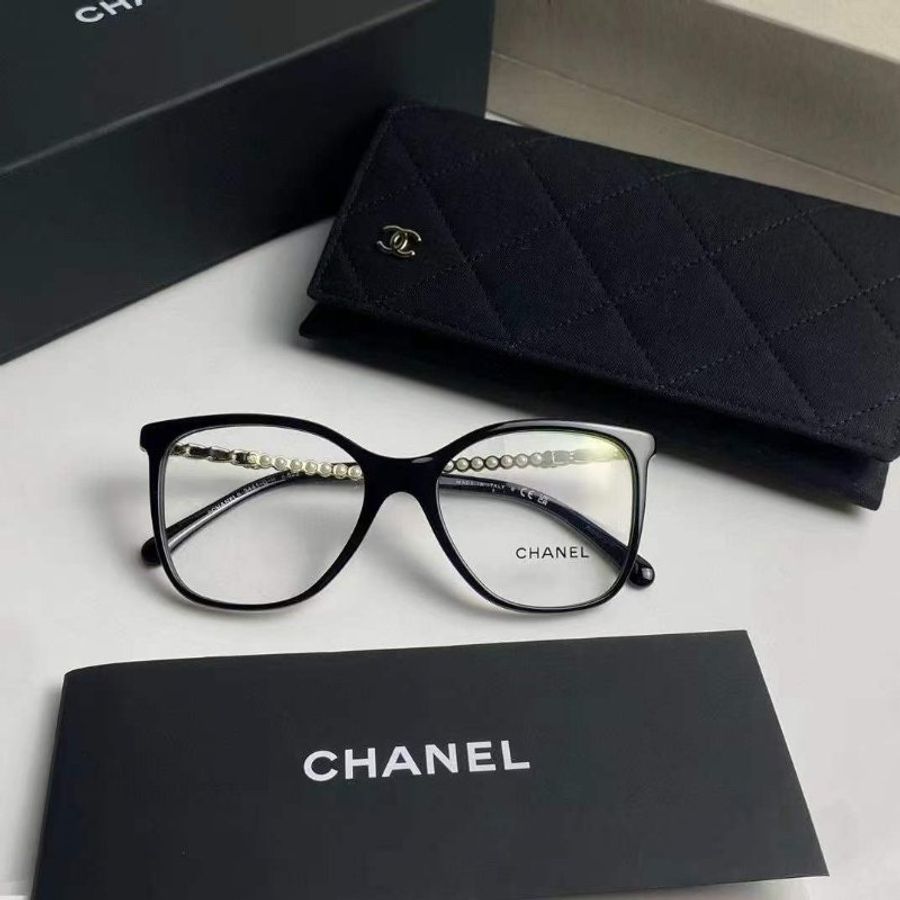 chanel🤍Ch3441最新款珍珠編織腿 光學眼鏡 可配度數-6