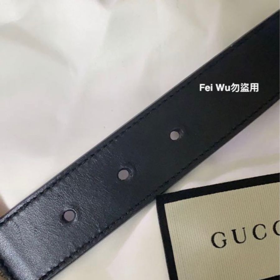GUCCI老花皮帶-4