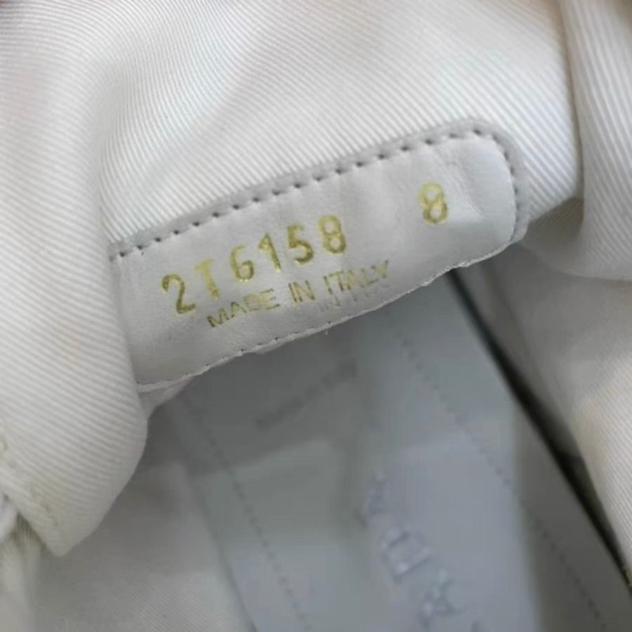 Prada 厚底餅乾高筒帆布鞋 8號 全新僅試穿 配件有防塵袋 鞋盒-3