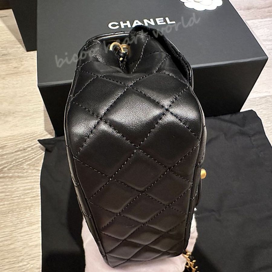 Mini Flap Bag Pearl Crush小金球口蓋包（小金球方胖子）-3