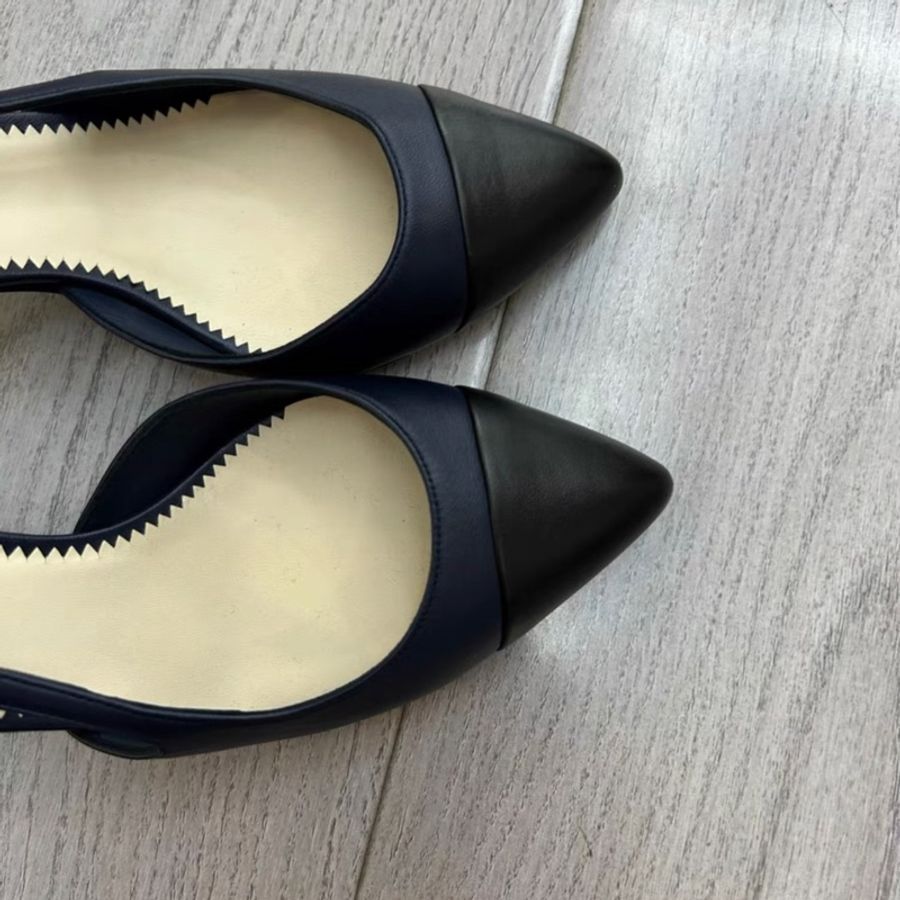Chanel slingback高跟涼鞋 全新 35.5號 配件塵袋-1