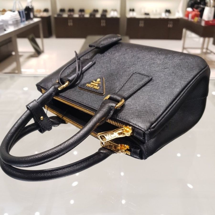 🌿春季限時降價🌿Prada 1BA906 Galleria Nano小巧型 Saffiano 包 黑色-6