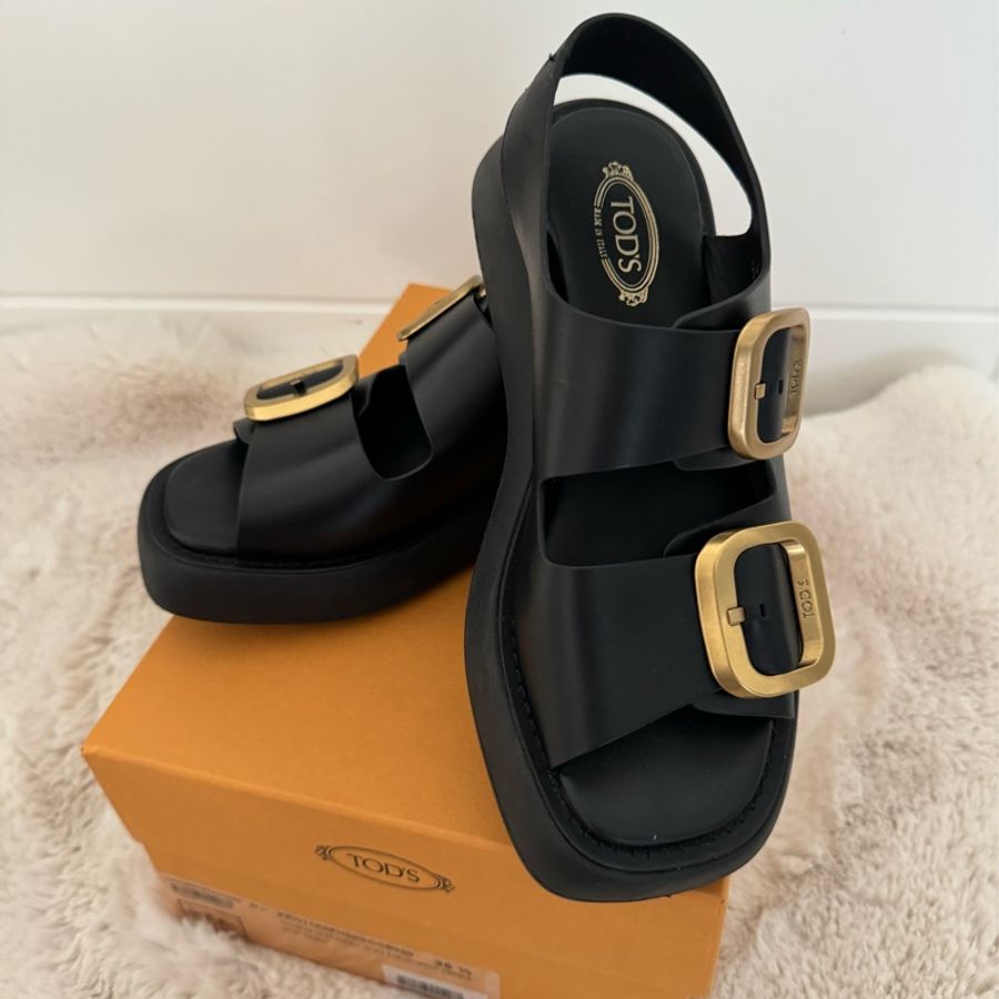 Tods buckle sandal 厚底涼鞋-0