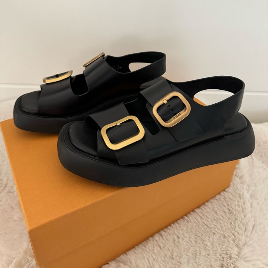 Tods buckle sandal 厚底涼鞋-1
