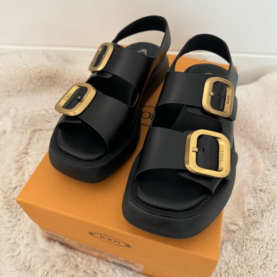 Tods buckle sandal 厚底涼鞋-6