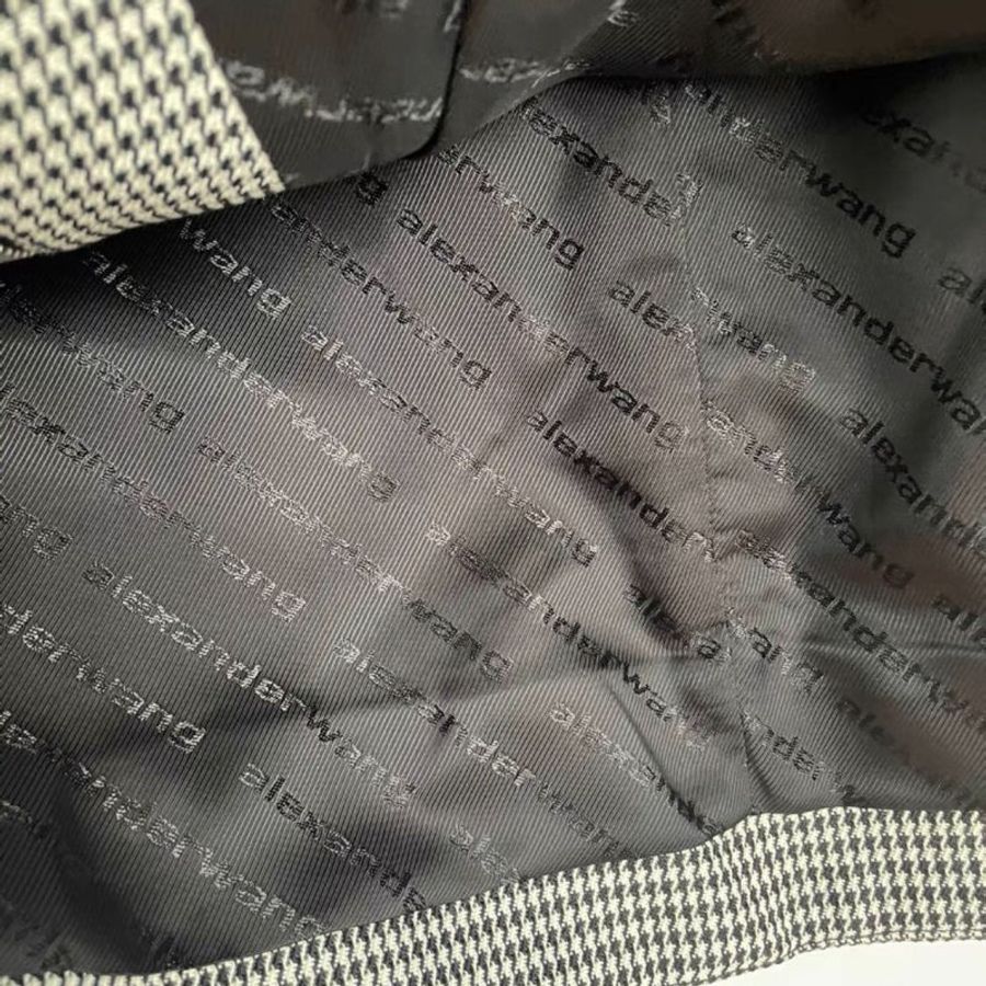 Alexander wang  千鳥格 短裙 全新有吊牌 0號，腰圍66，裙長43-3