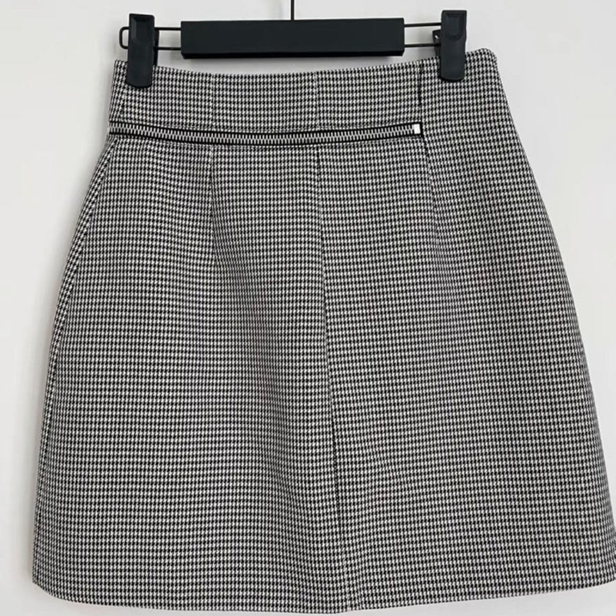 Alexander wang  千鳥格 短裙 全新有吊牌 0號，腰圍66，裙長43-5