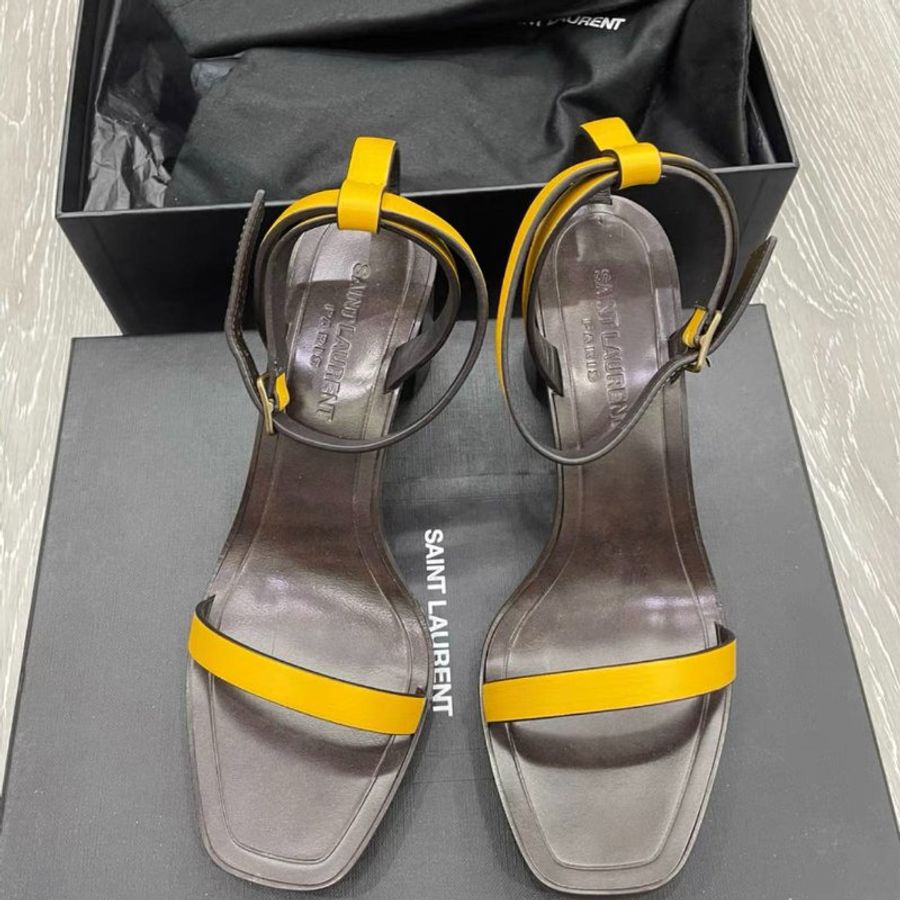 Saint Laurent YSL高跟凉鞋  36號 全新配件齊全-0