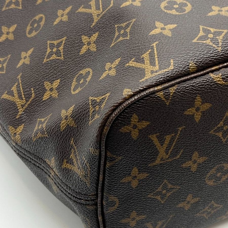 Louis Vuitton LV 字紋 NEVER FULL 中號肩背包/托特包/購物包-4
