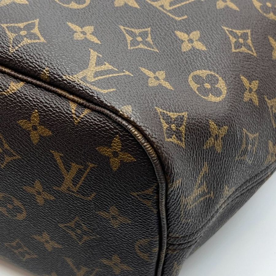 Louis Vuitton LV 字紋 NEVER FULL 中號肩背包/托特包/購物包-5