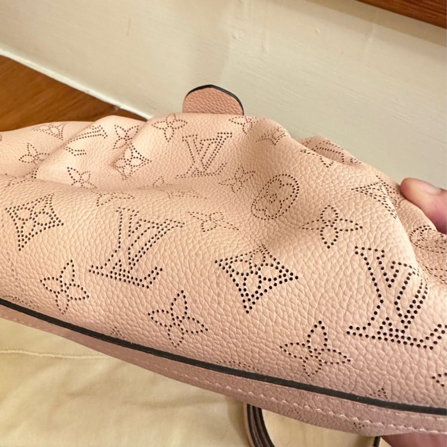 LV 粉洞洞皮革LOGO雲朵包-4