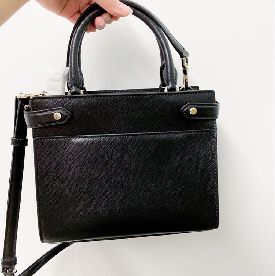 9.9成新 Kate Spade Staci 防刮荔枝皮經典側背包-10