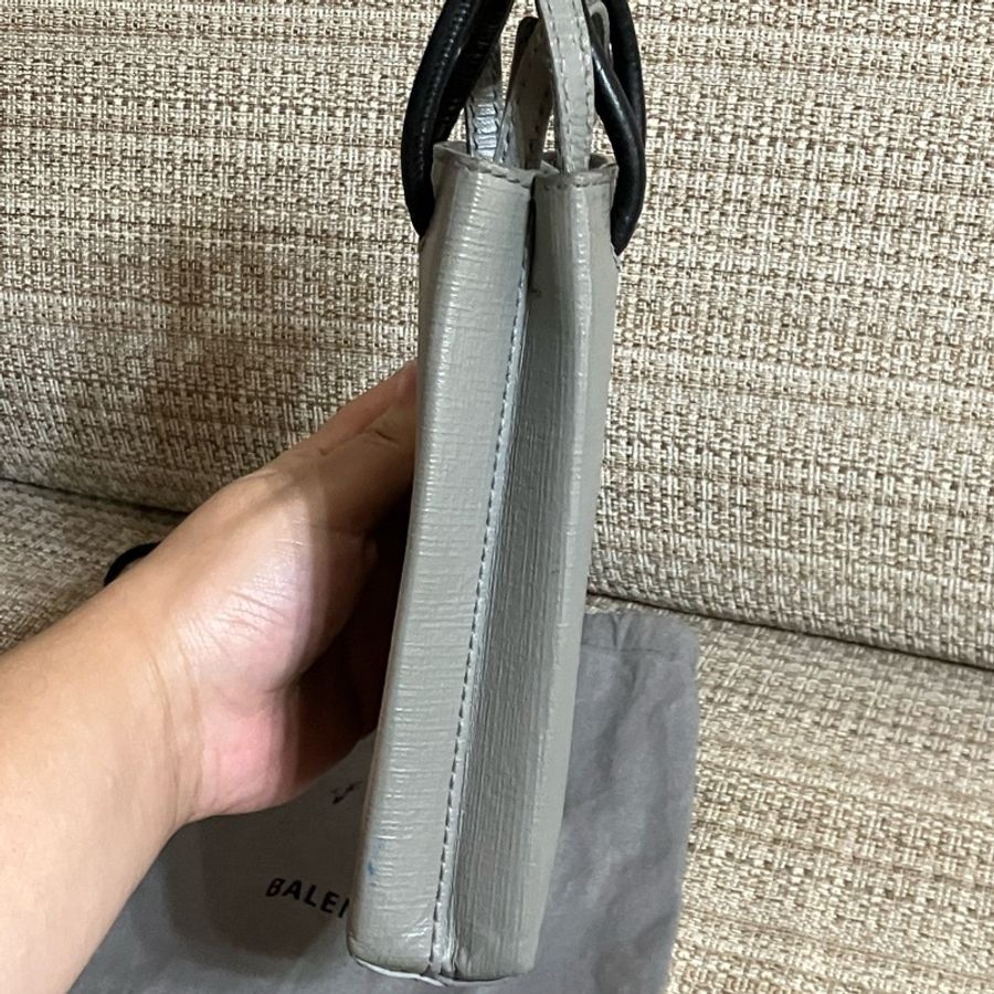 巴黎世家 BALENCIAGA 紙袋包 灰色-2