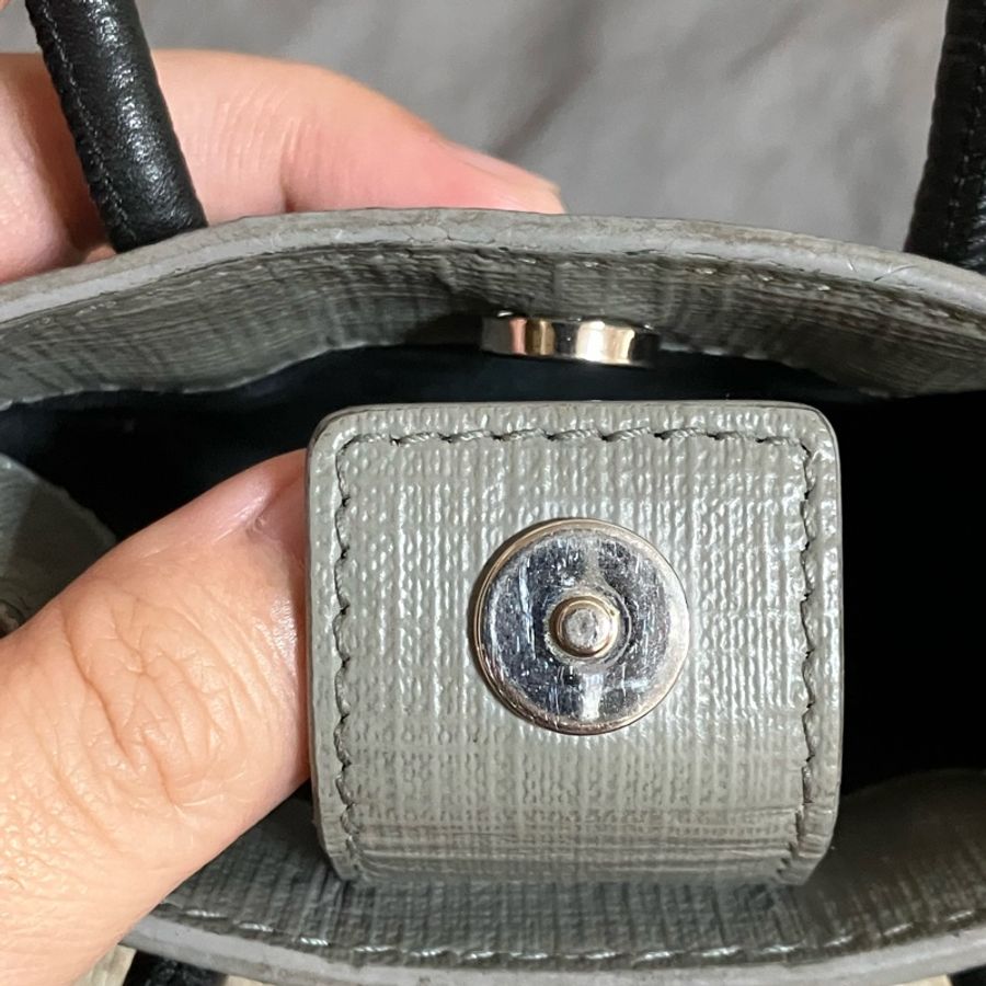 巴黎世家 BALENCIAGA 紙袋包 灰色-9