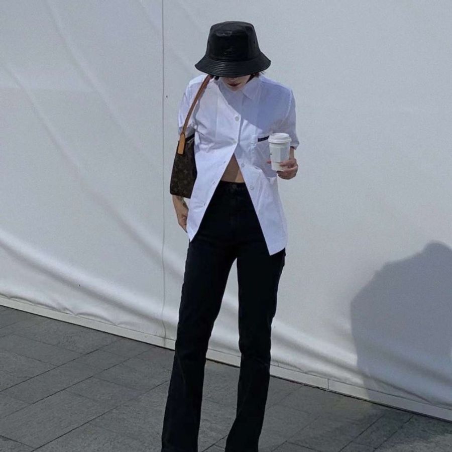 Prada 短袖襯衫  38號 8.5成新領標掉了洗標還在-0
