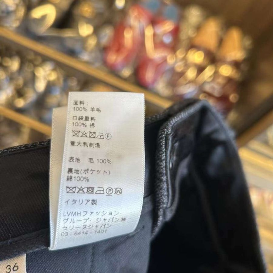 Celine 羊毛褲子 36號 幾乎全新-1