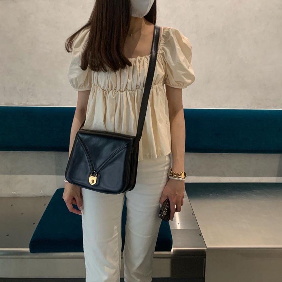 Celine box Vintage 中古單肩包-3