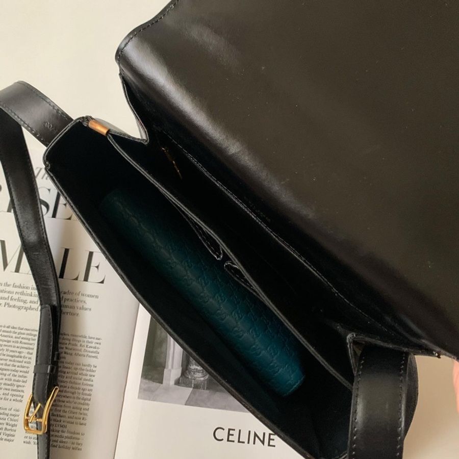 Celine box Vintage 中古單肩包-8