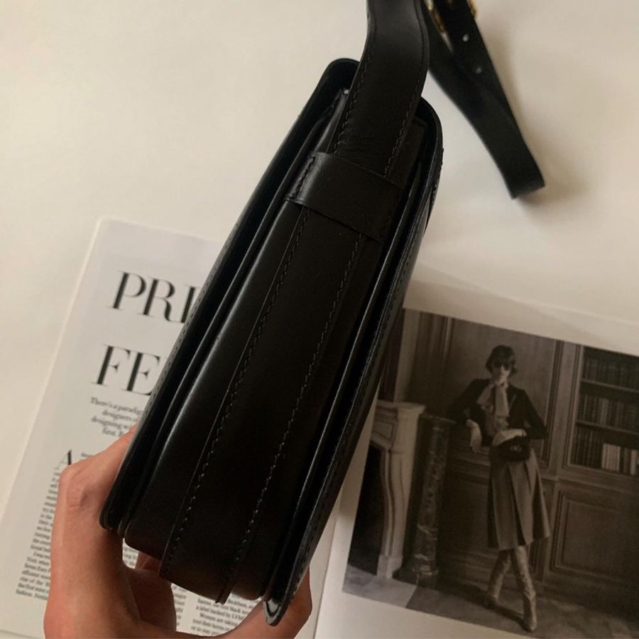 Celine box Vintage 中古單肩包-10