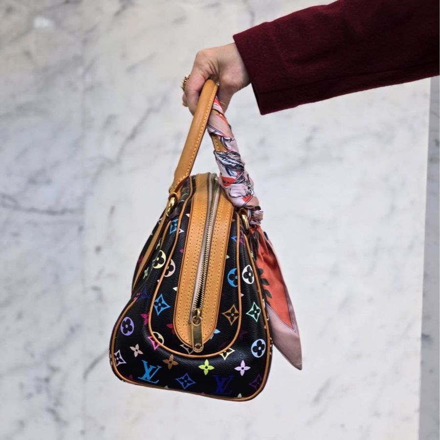 #村上隆黑三彩#Louis Vuitton 限量款-18
