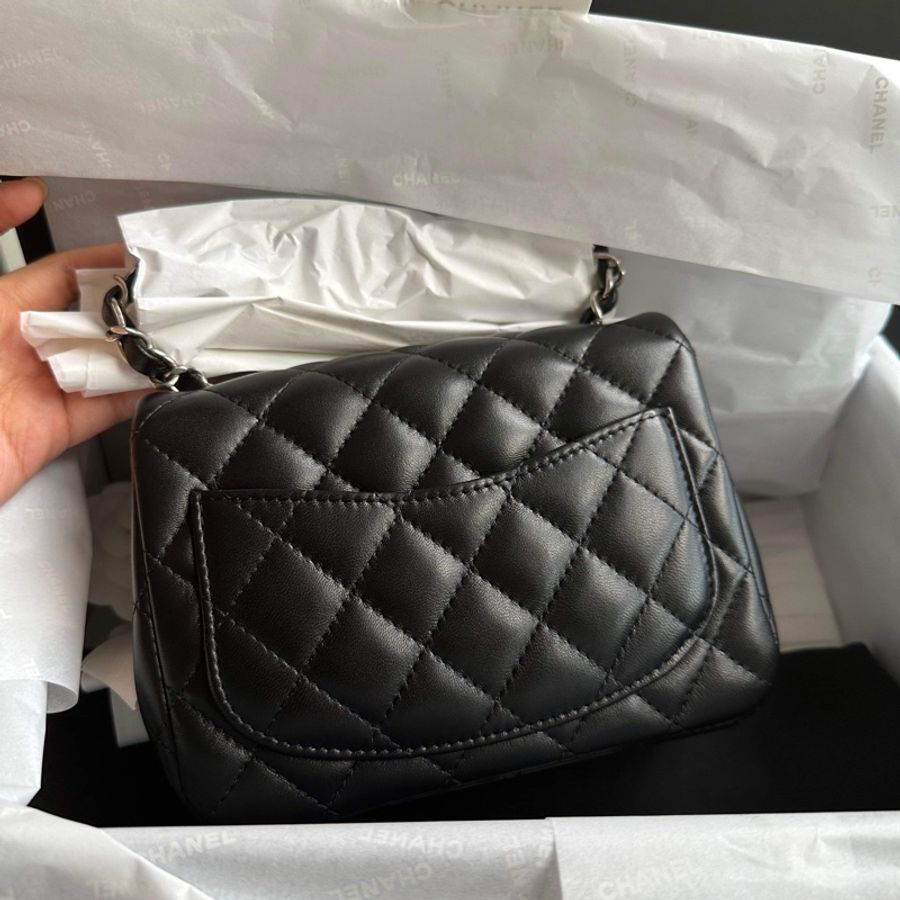 可預購)「M.Y精品」 Chanel 小方胖 coco17 cf17 方胖 近新全配有購證-4