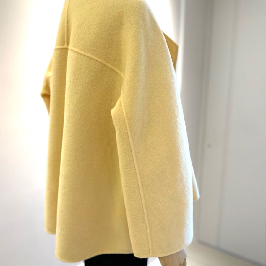 J&NINA 黃色落肩傘狀外套,Size 9,9成新-7