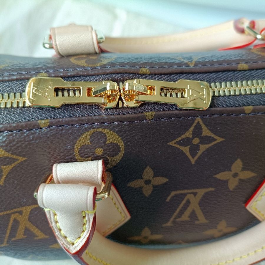 (9.9成新) LV speedy 20 monogram,米色寬背帶,大全配-29