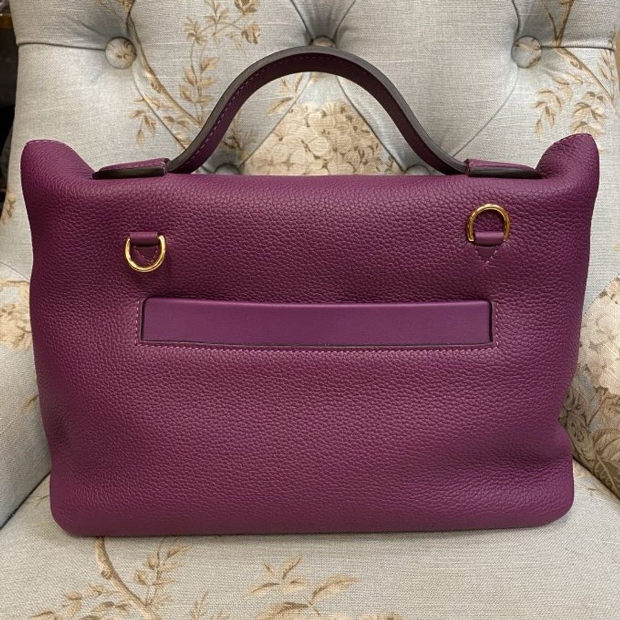Hermes 29cm P9海葵紫色絕美24/24 bag-3