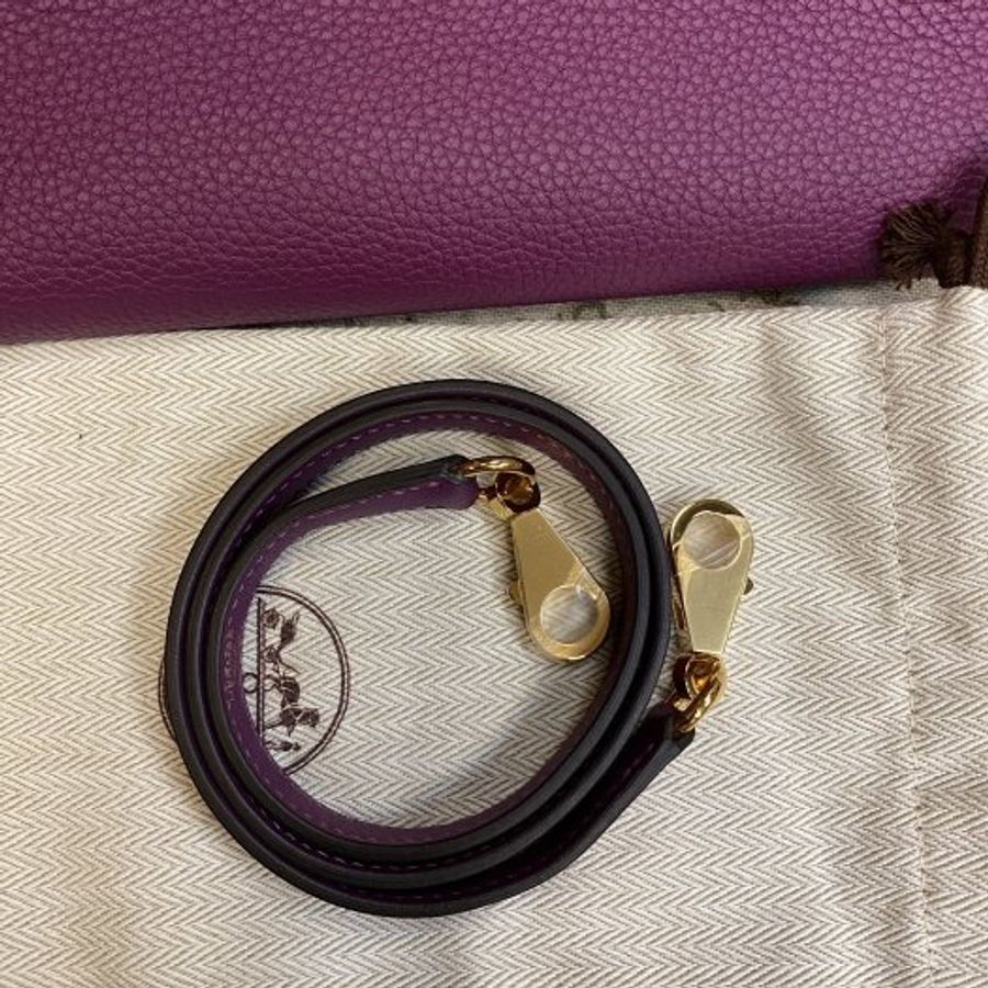 Hermes 29cm P9海葵紫色絕美24/24 bag-7