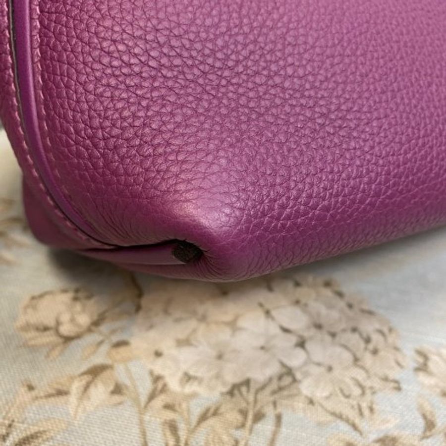 Hermes 29cm P9海葵紫色絕美24/24 bag-13
