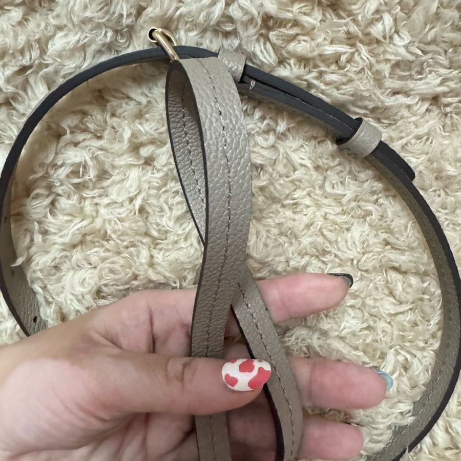 Lv Tiny 雙色斑鳩灰色Monogram Empreinte 皮革後背包M80738 backpack-5