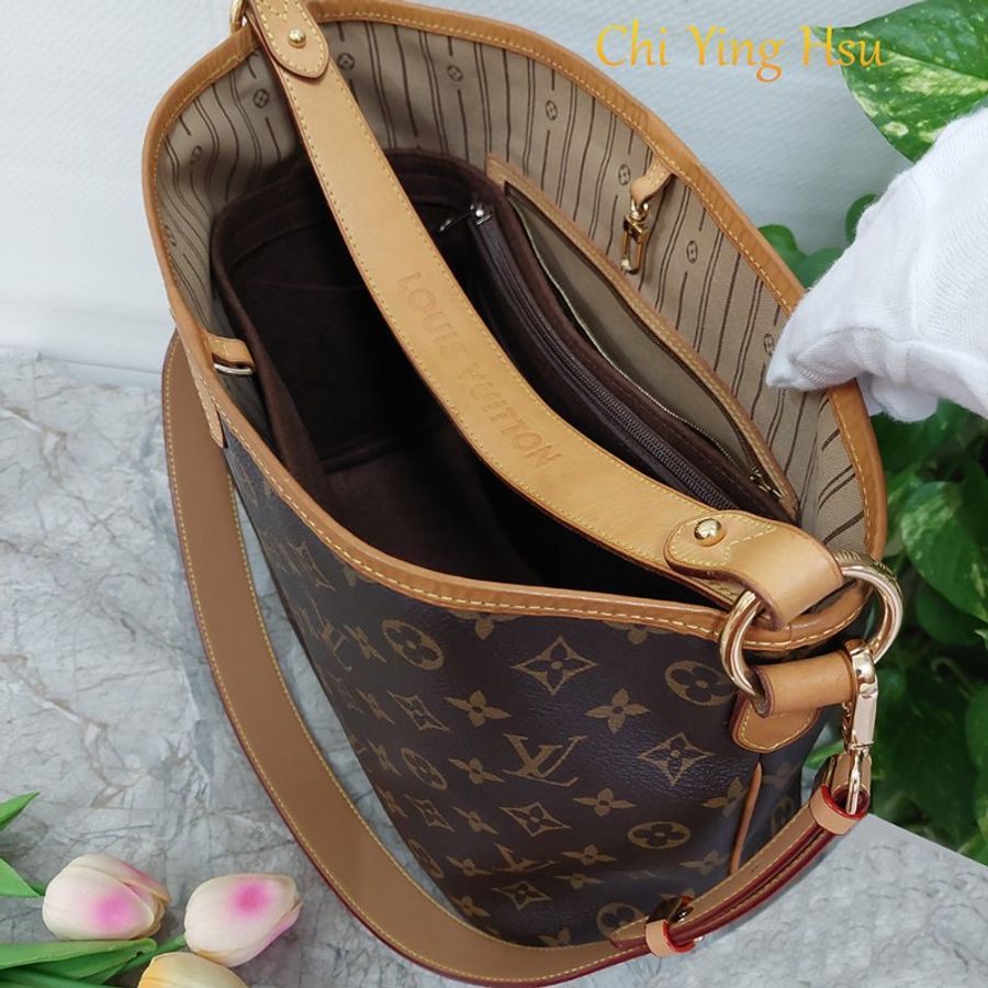 LV Delightful 🎀現品實拍 🎀 PM M40352 肩背包~二手9約成新-5