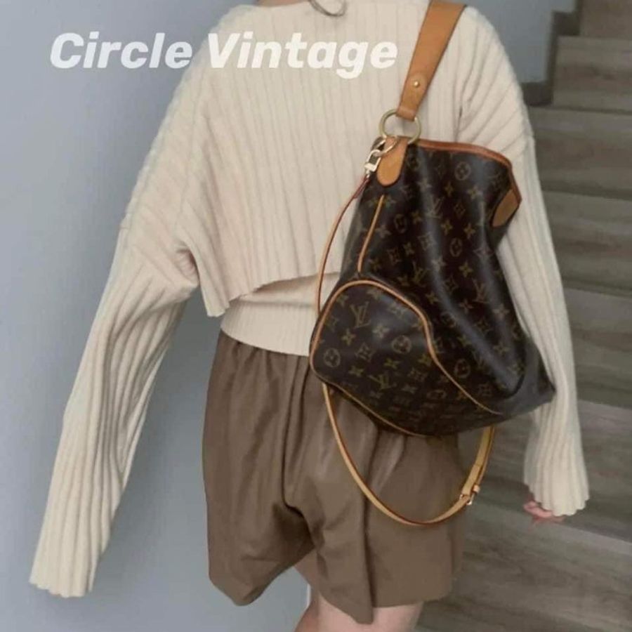 LV Delightful 🎀現品實拍 🎀 PM M40352 肩背包~二手9約成新-4