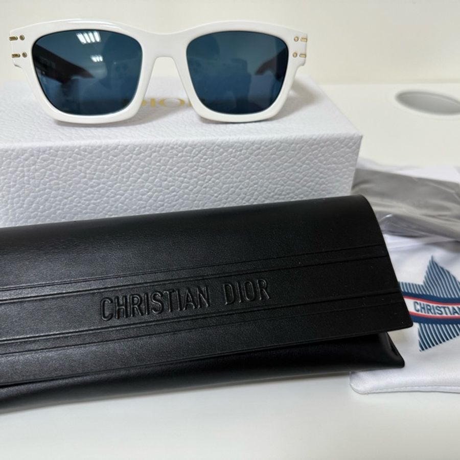 Christian Dior 太陽眼鏡 白框-0