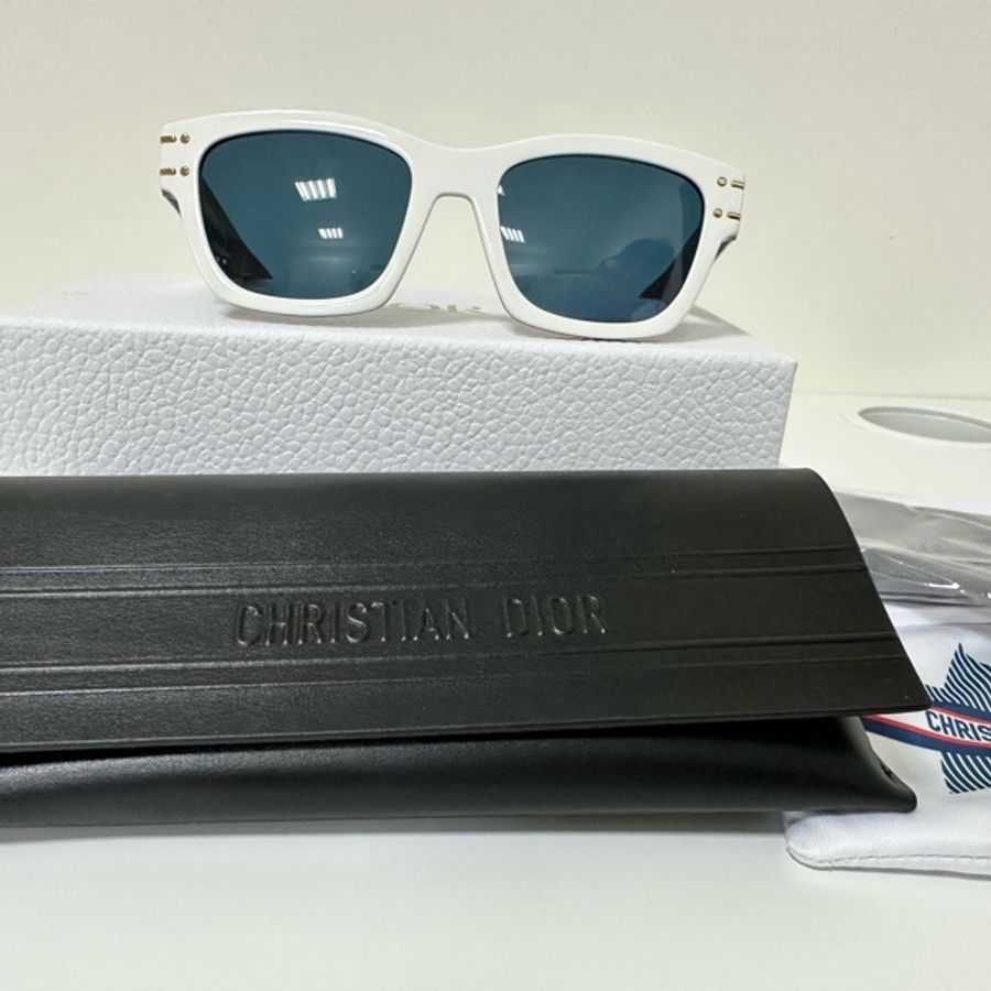 Christian Dior 太陽眼鏡 白框-6