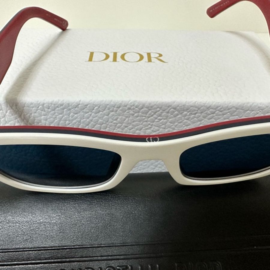 Christian Dior 太陽眼鏡 白框-8