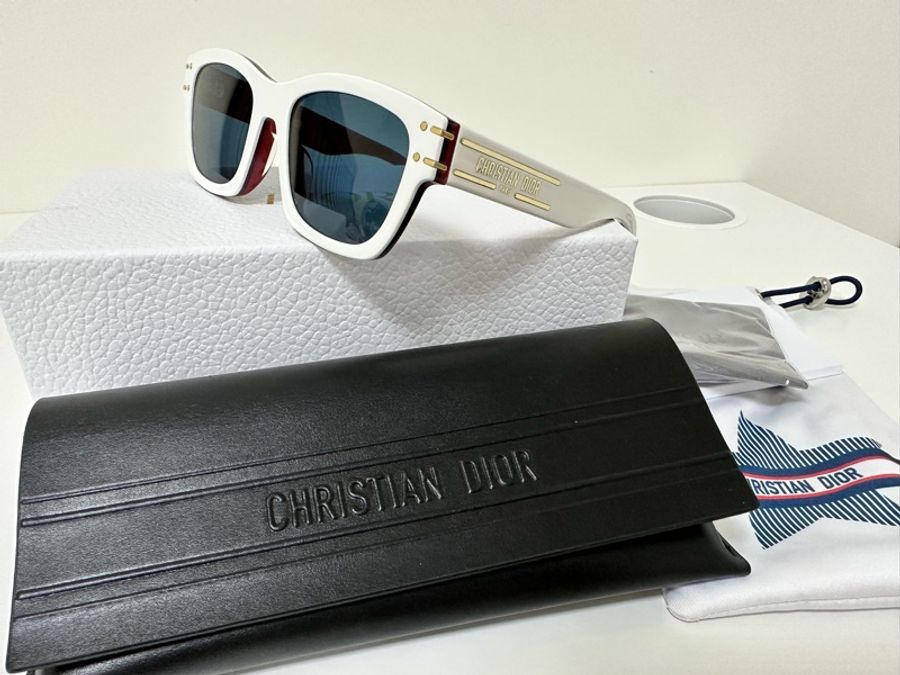 Christian Dior 太陽眼鏡 白框-10